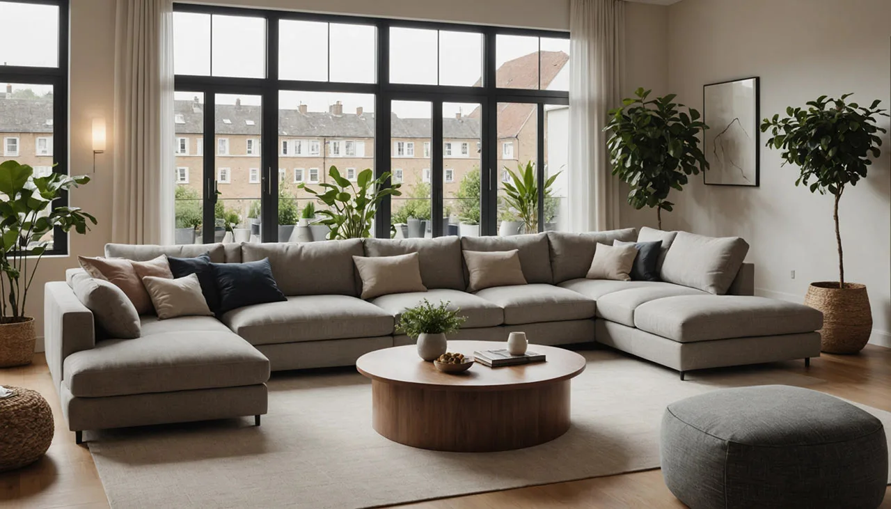 Optimiser l’espace avec un canapé en U pour votre salon
